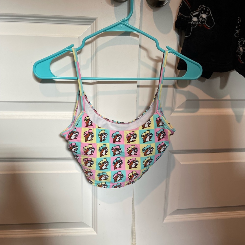 Colorful Patterned Bikini Top